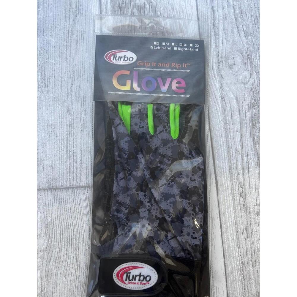 Turbo Grip It and Rip It Bowling Glove - Left Hand Size X-Large - New in Package